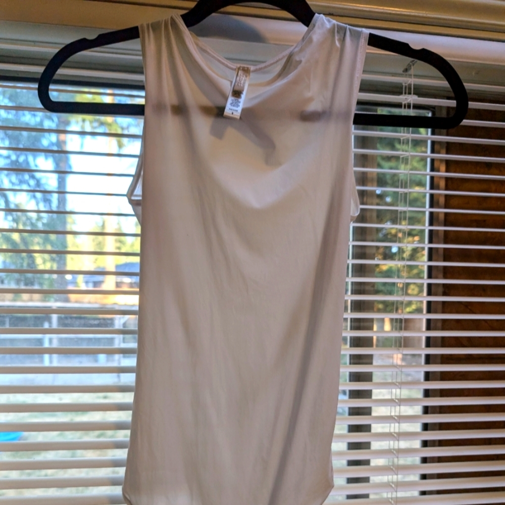 Skims Sheer White Bodysuit